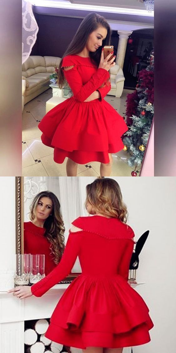 New Arrival O-Neck A-Line Dresses,Short Prom Dresses,Cheap Homecoming  Dresses, Graduation Dress, For on Luulla