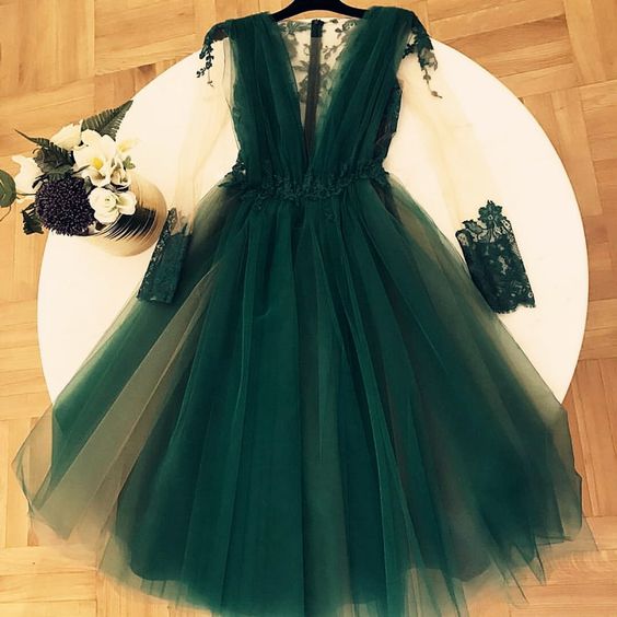 Charming V-Neck A-Line Dresses Short Prom Dresses Cheap Homecoming Dresses Graduation Dress Formal Women Dress Y989 main image 1